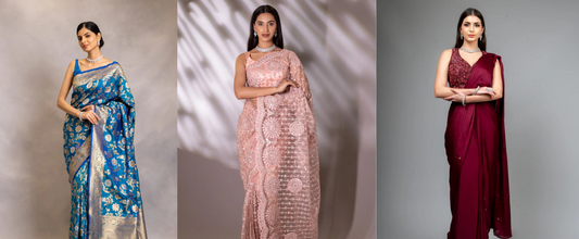 Step Into the Spotlight – Shop Celebrity-Inspired Designer Sarees Online