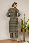 Mehndi Digital Printed Muslin Readymade Suit With Pant