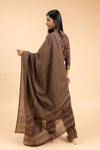 Garnet Cotton Readymade Suit And Pant With Cotton Dupatta