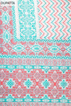 Coral Patola Printed Cotton Unstitched Suit With Dupatta