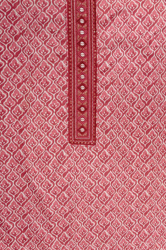 Gajari Digital Printed Cotton Unstitched Suit With Dupatta