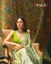 Pista Sequence & Swarovski Georgette Saree With Unstitched Blouse (Ft:-Nitanshi Goel)