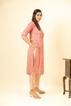 Gajari Cotton Readymade Suit And Pant With Cotton Dupatta