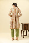 Tussar Cotton Readymade Suit And Pant With Organza Dupatta