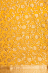 Mango Gold Banarasi Woven Zari Khaddi Georgette Unstitched Salwar Suit With Georgette Dupatta