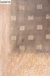 Tussar Woven Zari Cotton Unstitched Salwar Suit With Cotton Dupatta