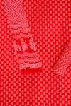 Red Digital Printed Cotton Unstitched Salwar Suit With Cotton Dupatta