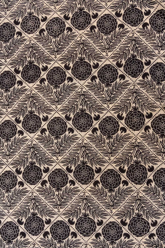 Tussar Black Digital Printed Cotton Unstitched Salwar Suit With Cotton Dupatta