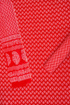 Red Digital Printed Cotton Unstitched Salwar Suit With Cotton Dupatta