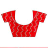 Grace Redefined Red Georgette Braso Saree With Unstitched Blouse