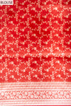 Heritage Heirloom Maroon Banarasi Silk Saree With Unstitched Blouse