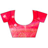 Timeless Elegance Rani Dola Saree With Unstitched Blouse