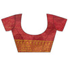 Regal And Radiant Garnet Khaddi Georgette Saree With Unstitched Blouse