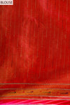 Timeless Elegance Rani Banarasi Silk Saree With Unstitched Blouse