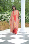 Red Gotta Patti, Mirror, Sequence & Digital Printed Crepe Readymade Suit With Pant