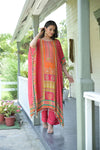 Rani Gotta Patti, Mirror, Sequence & Digital Printed Crepe Readymade Suit With Pant