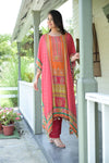 Rani Gotta Patti, Mirror, Sequence & Digital Printed Crepe Readymade Suit With Pant