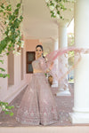 Gajari Net Lehenga Set And Net Dupatta With Readymade Blouse