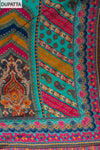 Rama Cutdana, Mirror Sheet, Threadwork, Digital & Floral Printed Muslin Unstitched Salwar Suit With Muslin Cotton Dupatta
