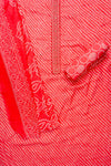 Coral Cutdana, Meenakari, Threadwork & Lehriya Printed Cotton Unstitched Salwar Suit With Cotton Dupatta