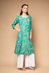 Rama Digital Printed Cotton Readymade Long Kurta