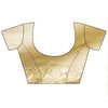 Pista Net Embroidered Saree With Unstitched Blouse