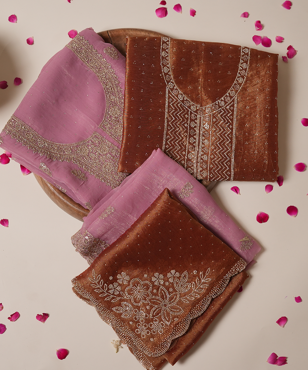 Party Wear Unstitched Suits