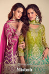 Rani Chinon Readymade Sharara Set With Chinon Dupatta