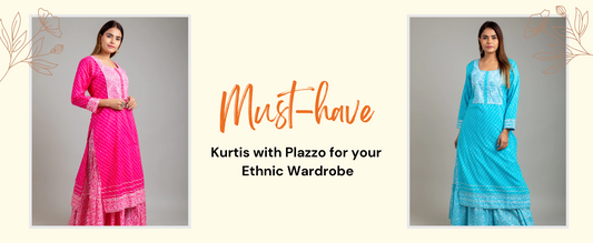 Level Up Your Ethnic Style with Latest Kurti & Palazzo