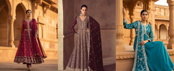 Best Designer Anarkali Suits for Wedding Functions & Receptions