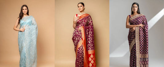 Organza Saree vs Georgette Saree for Wedding