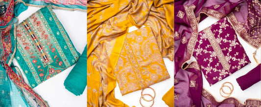 Unstitched Dress Materials to Make Stunning Shaadi Outfits