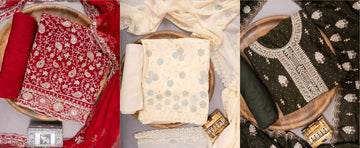 The Art of Embroidery: How It Defines Party Wear Unstitched Suits