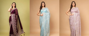 Ethereal Organza Sarees: Elegant Outfit Ideas for Weddings and Parties