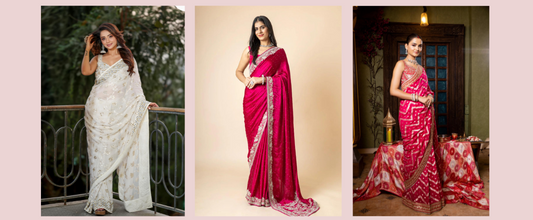 Radiant Refinement: 10 Swarovski Sarees Online That Exude Timeless Sophistication