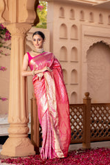 Panna Sarees-South Indian Woven Zari Saree