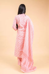 Cotton Kurti And Pant With Cotton Dupatta