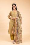 Tussar Chanderi Cotton Readymade Suit And Pant With Chanderi Cotton Dupatta