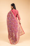 Rani Chanderi Cotton Readymade Suit And Pant With Chanderi Cotton Dupatta