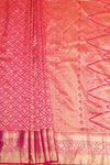 Rani South Indian Woven Zari Saree With Unstitched Blouse