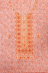 Cotton Unstitched Suit With Dupatta