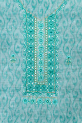 Cotton Unstitched Suit With Dupatta