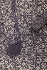 Digital Printed Cotton Unstitched Suit With Dupatta