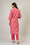 Rani Floral Printed Cotton Readymade Suit With Pant