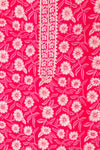 Coral Floral Printed Cotton Unstitched Suit With Dupatta