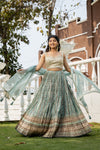 Dolna Lehenga Set With Readymade Blouse (Ft:- Hrishitaa Chopra)