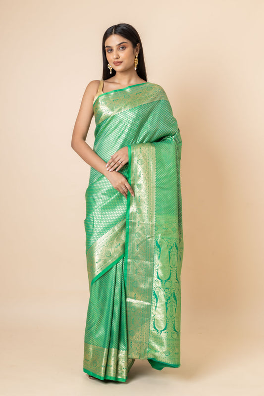 Kanjivaram Silk South Indian Brocade Woven Saree