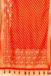 Red Banarasi Woven Zari Saree With Unstitched Blouse (Ft:- Shweta Kumar)