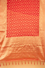 Panna Saree-Organza Banarasi Woven Zari Saree