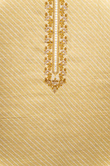 Cotton Unstitched Suit And Dupatta With Sequence Work